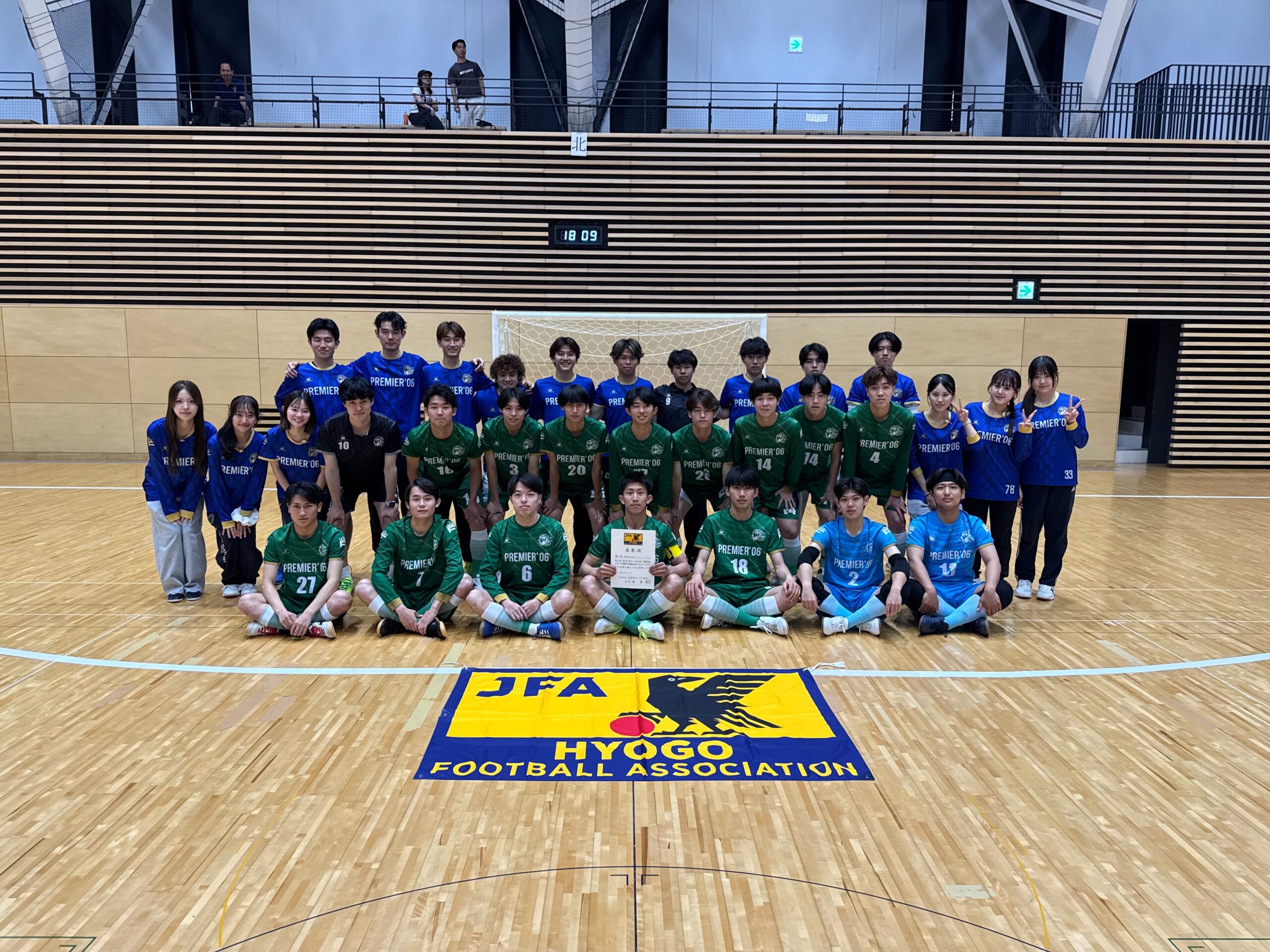 関学大フットサルクラブpremier'06 劇戦制し優勝　次なる関西大会への切符を掴む